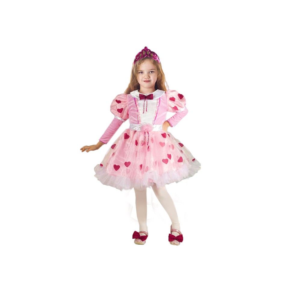 Costume carnevale da principessa, per bambina, taglia IV