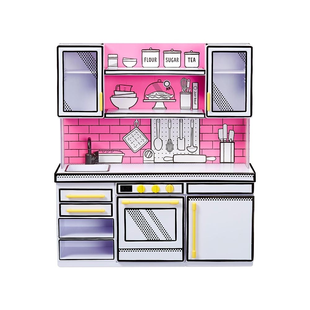 MGA's Miniverse Make It Mini Kitchen - Gioco con Cucina Fai-da-Te e Luce  UV, ricetta