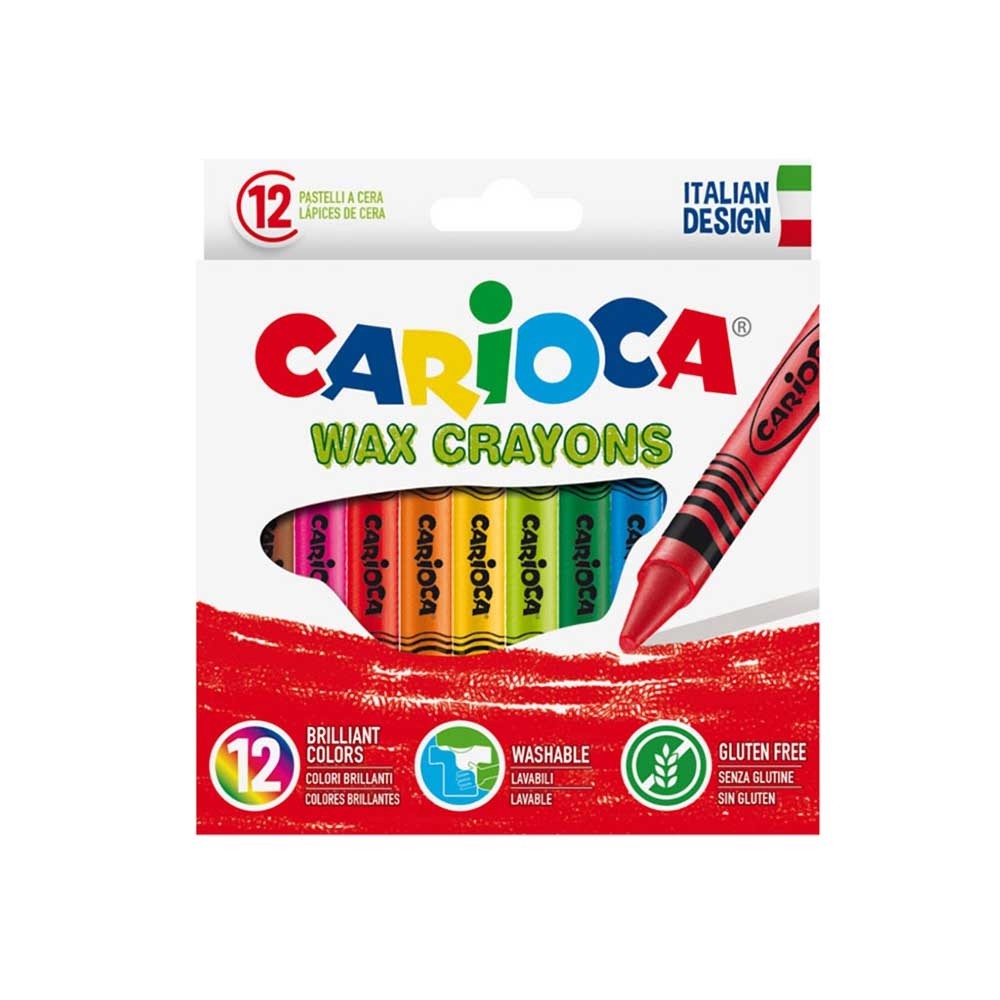 Pastelli Jumbo Cera 12 pz - Carioca