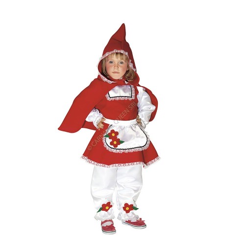 Tectake Grazioso costume per bambini da Cappuccetto rosso