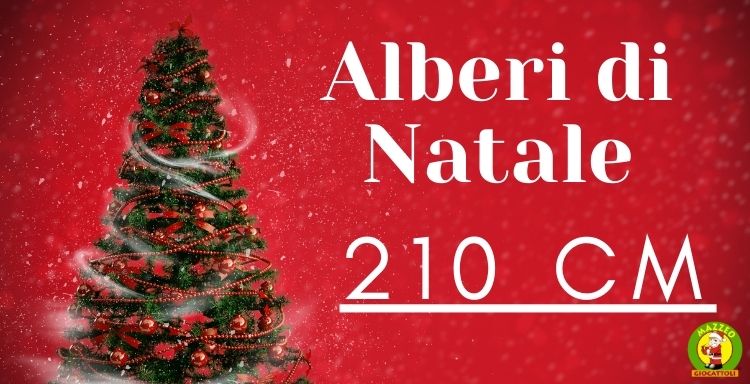 alberi di natale 210 cm